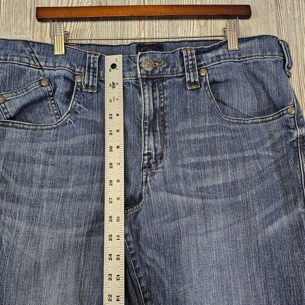 Rock & Republic Jagger Jeans Men's 38x32 (Actual 38x30) Distressed‎ Straight Leg - Picture 9 of 11